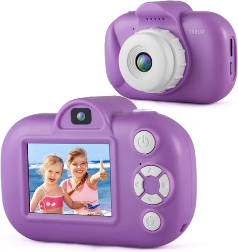Cámara digital para niños para niñas, cámara HD 1080P para niños, cámara para niños pequeños, regalos de Navidad y cumpleaños para niños de 3 a 10