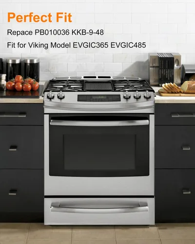 Miniatura 2 de PB010036 Termostato para horno de hornear/asar reemplazar KKB-9-48 KKTB-18-48, apto para horno de gama Viking EVGIC VGIC VGIS VGRC Series, 22A