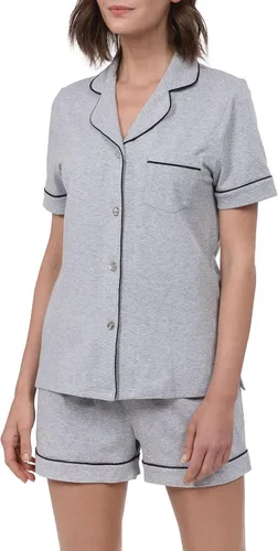 Miniatura 3 de PajamaGram Pijama para mujer - Conjunto de pijama corto para mujer 100 algodón Multi colorido
