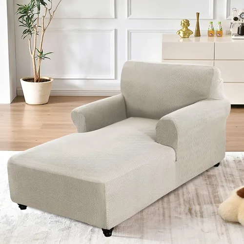 Miniatura 6 de ele ELEOPTION Funda para sillón con brazo elástico para sofá para perros y mascotas, muebles de dormitorio, funda para sofá diván, lavable