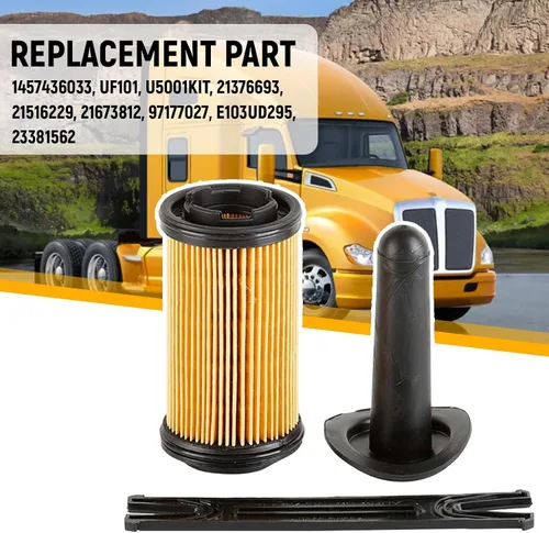 Miniatura 4 de GETOPAUTO Filtro de urea UF101 filtro de urea para camión, filtro de combustible que reemplaza 5303604 1457436033 21376693 21516229 D295 se adapta a