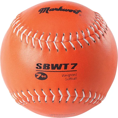 Miniatura 3 de Markwort Funda de cuero con peso de 12 pulgadas para softballs