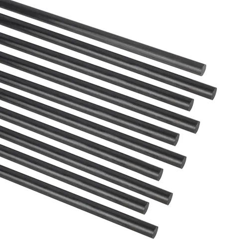 Varilla de Fibra de Carbono de 200mm x 1.0mm 1.5mm 2.0mm 2.5mm 3.0mm 4.0mm 5.0mm 10 Piezas para Avión RC DIY Artesanía Varilla Mate de 2mm 200mm