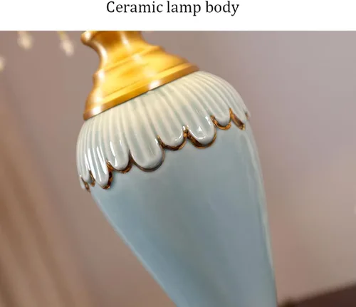 Miniatura 4 de Desk Lamp Reading Light Chinese Retro Table Lamp Bedroom Bedside Lamp Living Room Decoration Ceramic Table Lamps Office Desktop Decor Desk Lamp