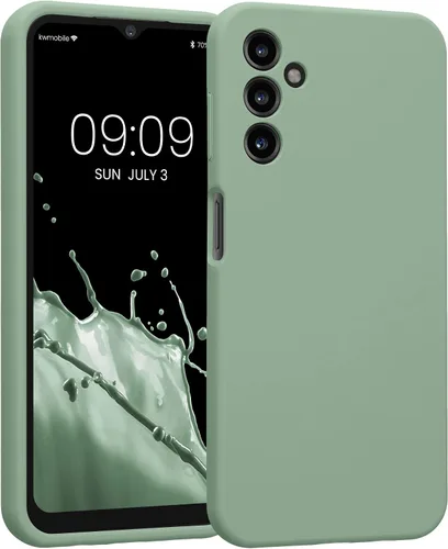 Miniatura 41 de kwmobile Funda compatible con Samsung Galaxy A13 4G - Funda delgada de silicona TPU - Acabado suave al tacto - Amarillo radiante