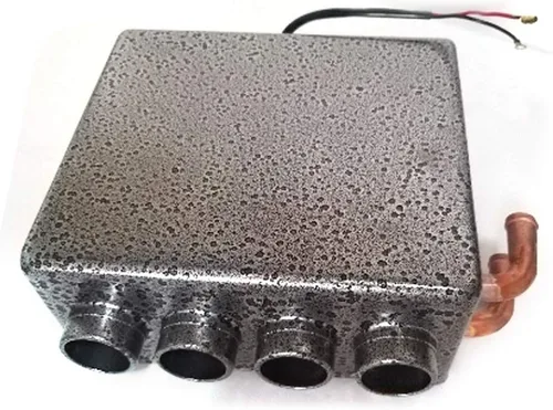 Miniatura 7 de Calentador universal de 12 V con 4 puertos para debajo del salpicadero, con interruptor de velocidad, gris, para automóvil, camión, barcos