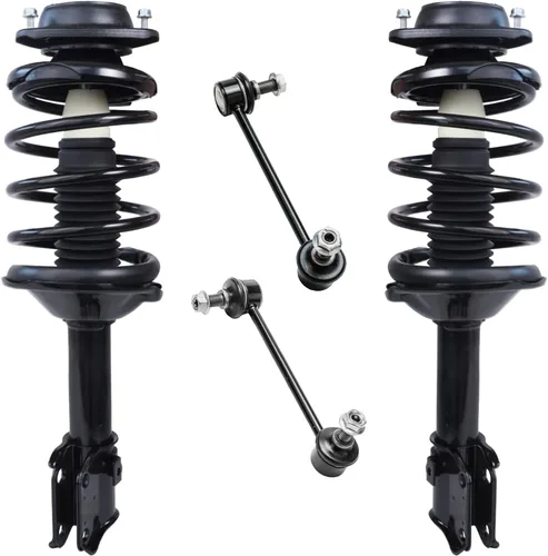 Miniatura 9 de Detroit Axle - Kit de 4 piezas RWD Puntales Delanteros Barras Estabilizadoras para Ford F-150 2021 2022 2023 2024, 2 Puntales con Resorte Helicoidal