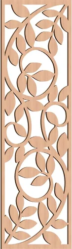Miniatura 197 de 9 3/8"W x 24 3/8"H x 1/4"T Utica Decorativo Fretwork Madera Paneles de Pared, Abedul