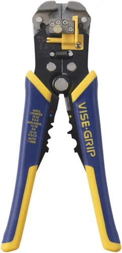 IRWIN VISE-GRIP Pelacables, mandíbula de 2 pulgadas, corta 10-24 AWG, agarre ProTouch para máxima comodidad (2078300)