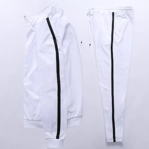 Miniatura 5 de GXAMOY Conjunto deportivo deportivo de 2 piezas para hombre, casual, con cremallera completa, para correr, entrenamiento, deportes, conjunto