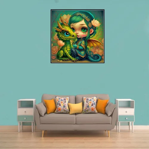 Miniatura 3 de MMAHD Kits de pintura de diamantes para adultos, arte de diamantes de anime redondo 5D para bricolaje, perfecto para relajación y decoración