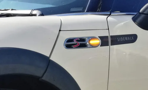 Miniatura 5 de iJDMTOY Lente ahumada ámbar tira completa LED Fender lateral marcador intermitente luces compatibles con Gen2 R55 R56 R57 R58 R59 MINI Cooper