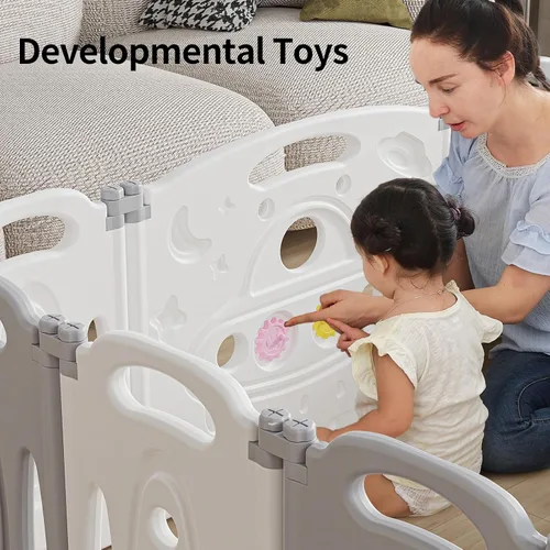 Miniatura 3 de Corralito para bebés, centro de actividades para niños, patio de juegos seguro, para interiores y exteriores, nuevo bolígrafo