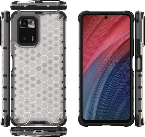 Miniatura 110 de Funda para Xiaomi Poco M5s 4G, Funda para Redmi Note 10 4G / Note 10S 4G / Note 11 SE (India) Case Case 2 en 1 Funda para teléfono Blanco