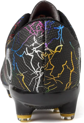 Miniatura 5 de Zapatos de fútbol para niños, zapatos de fútbol para suelo firme, tenis atléticos para niñas, para exteriores, césped y fútbol para niños pequeños
