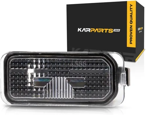 KarParts360 Para Ford Edge Luz de matrícula 2015-2023 para el lado del conductor o del pasajero | Una sola pieza | FO2875100