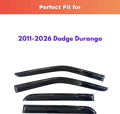 Miniatura 307 de KPY Visor de ventana compatible con Kia Soul 2009-2013, Protector contra lluvia de 4 unidades, deflectores de ventilación de ventana lateral