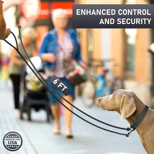 Miniatura 4 de Biothane - Correa para perro extra resistente, fabricada en Estados Unidos, correas impermeables para perros grandes, medianos y pequeños, correa
