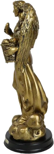 Miniatura 6 de Ebros - Estatua de arcángel de la iglesia católica bizantina Barachiel de 8 pulgadas de alto, figura de San Barachiel el Arcángel con placa