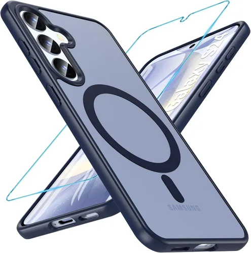 Miniatura 46 de OWKEY Funda magnética para Samsung Galaxy S23 de 6.1 pulgadas, para Magsafe con protector de pantalla, protección de grado militar, a prueba