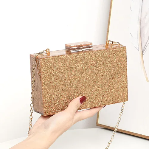 Miniatura 4 de LETODE Bolsos de mano de acrílico, bolso de plexiglás para mujer