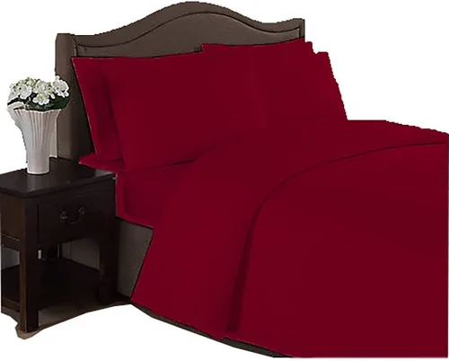 Miniatura 10 de BedDecor Juego de sábanas de 600 hilos, 6 piezas, 100% algodón egipcio con bolsillo extra profundo de 19 pulgadas, calidad de hotel súper suave Negro