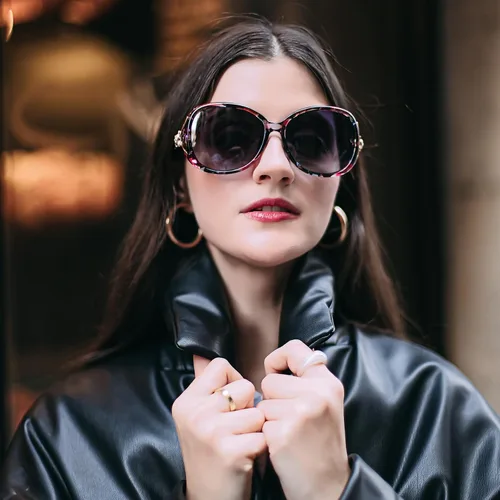 Miniatura 3 de FIMILU Gafas de sol para mujer, lentes de sol polarizados de gran tamaño, gafas de sol grandes para mujer, protección UV