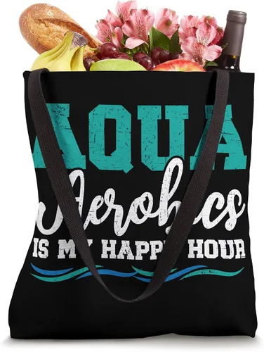 Miniatura 4 de Aqua Aerobics Is My Happy Hour - Bolsa de mano para instructor de aeróbicos acuáticos