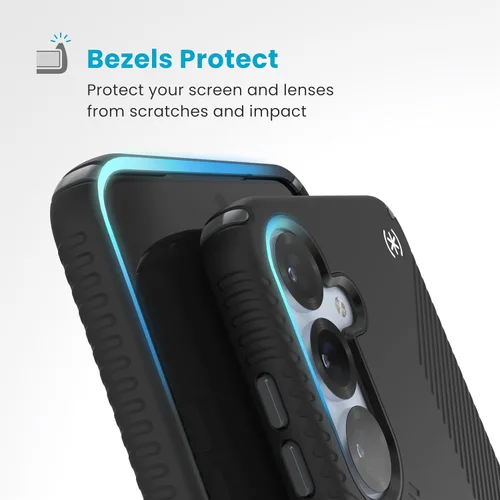Miniatura 6 de Speck Funda para Samsung Galaxy S25 Plus, protección contra caídas de 13 pies, agarre antideslizante, funda para Samsung S25 Plus, bisel elevado