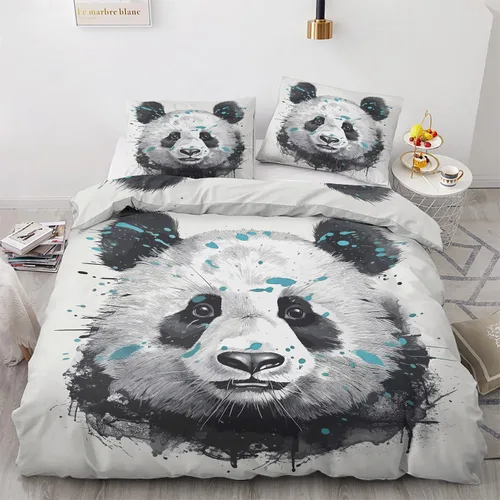 Miniatura 12 de Phoenix Funda de edredón tamaño King Juego de ropa de cama de pájaro de fantasía 3 piezas Funda de edredón con patrón de microfibra suave