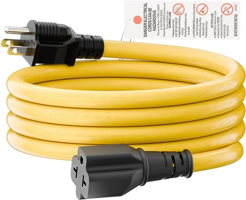 Miniatura 15 de [4 en 1] Cable adaptador de CA para el hogar de 12 AWG de 15 amperios a hoja T de 20 amperios, NEMA 5-15P a 5-15R/ 5-20R/ 6-15R/ 6-20R, adaptador
