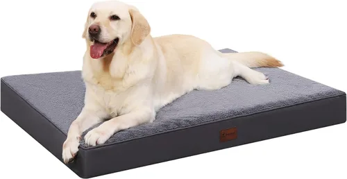 Miniatura 9 de Camas ortopédicas impermeables para perros pequeños, cama ortopédica para jaula con funda extraíble lavable, alfombrilla de espuma para mascotas