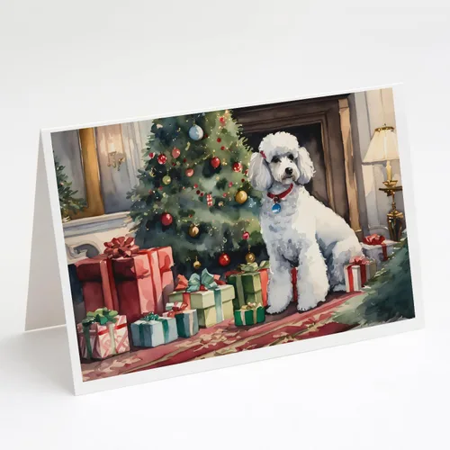 Miniatura 18 de Caroline's Treasures DAC2753GCA7P Paquete de 8 tarjetas de felicitación navideña acogedora de Husky siberiano Tarjetas en blanco con sobres