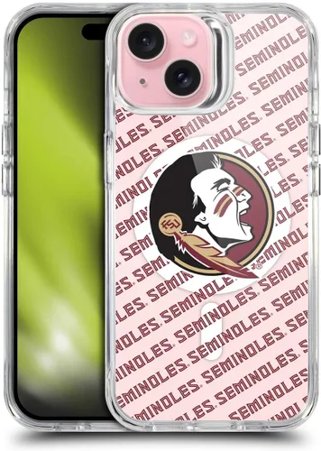Miniatura 251 de Head Case Designs Funda de gel suave FSU Seminoles de la Universidad Estatal de Florida con licencia oficial compatible con Apple iPhone 13 Pro Max