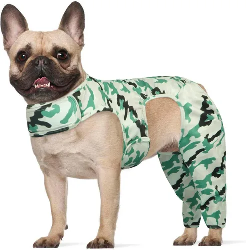 Miniatura 23 de ROZKITCH Manga para Pata Trasera de Perro para Pata Derecha e Izquierda, Protector de Codo Ajustable para Mascotas que Previene Lamer Heridas, Manga