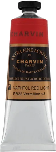 Miniatura 178 de Charvin Pintura acrílica profesional extrafina – verde absenta, tubo de 2.1 fl oz, pigmentos de triple fresado, resistente a la luz, pinturas