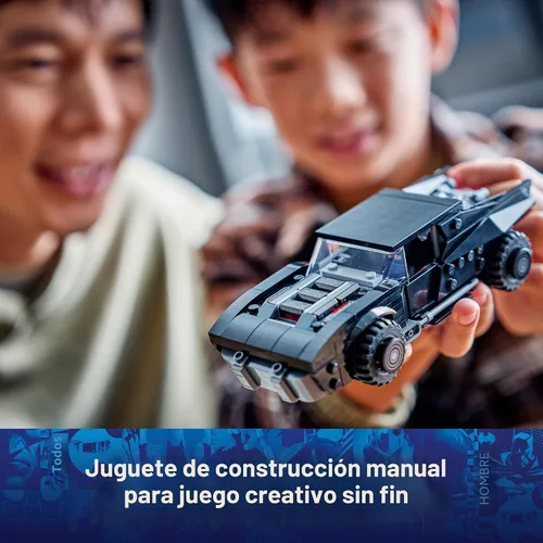 Miniatura 4 de LEGO DC Batman: The Batman Batmobile - Juguete de construcción para niños, bloques de construcción con minifigura de Batman y moneda dorada