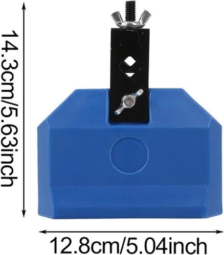 Miniatura 4 de Yibuy Bloque plástico azul del atasco de la percusión del bloque de los instrumentos de la percusión