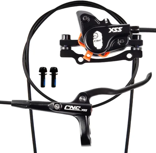 Miniatura 10 de CNC MTB Juego de Frenos de Disco Hidráulicos, Frenos de Disco Hidráulicos para Bicicleta de Montaña CNC Derecha Delantero 800mm Izquierda Trasero