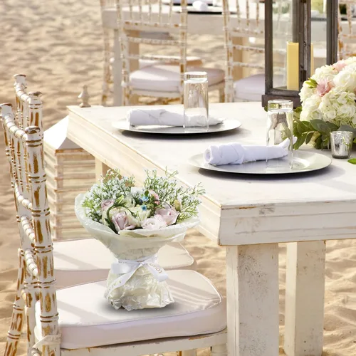 Miniatura 7 de Paquete de 12 flores artificiales de aliento de bebé, tallos flexibles de 21 pulgadas para ramos de boda, centros de mesa del hogar y decoración al