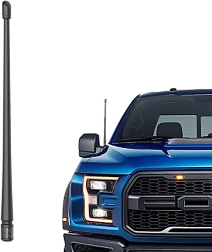 RYDONAIR Antena corta compatible con Ford F150 2009-2025 y Ford Bronco 2021-2025, bobina de cobre interna para recepción mejorada, repuesto de