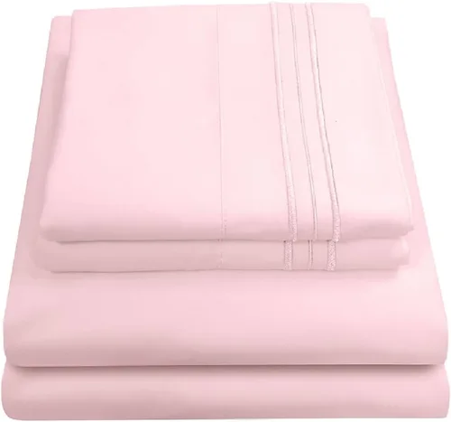 Miniatura 75 de Juego de sábanas de 1800 hilos – Sábanas de microfibra cepillada suave de calidad egipcia – Juego de ropa de cama de lujo con sábana encimera