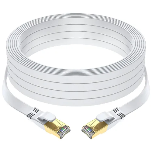 Miniatura 10 de Cable Ethernet Cat 8 de 10 pies, cable de red LAN de internet de alta velocidad para exteriores e interiores de servicio pesado, cable de conexión