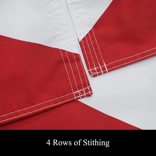 Miniatura 4 de Bandera del estado de Alabama de 3 x 5 pies para exteriores, doble cara, 3 capas, poliéster, AL Alabama, banderas con 2 ojales de latón