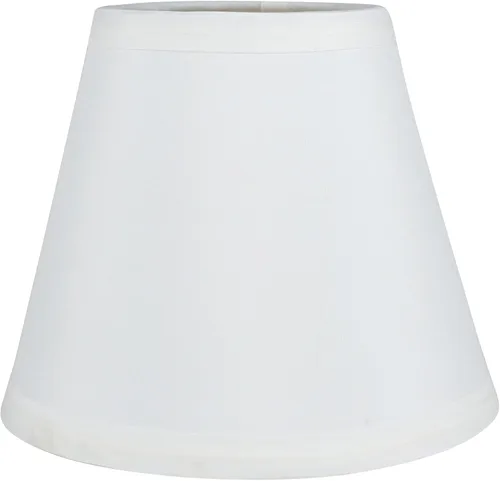 Miniatura 2 de Cortinas de lámpara de araña, 3.5 x 6 x 5 pulgadas, clip (juego de 2, blanco roto)