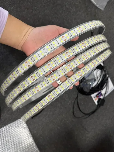 Miniatura 6 de Luz de rueda LED blanca fría de alta intensidad de 17.5 pulgadas, doble fila, más brillante, luces de llanta intermitente, IP68, recogida