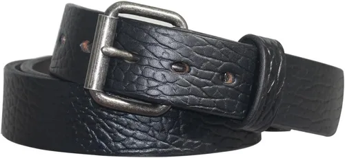 CCW cinturón de cuero para portación oculta de arma de 1 1/2 pulgadas 100% de cuero grueso de grano completo para portar armas Negro 05
