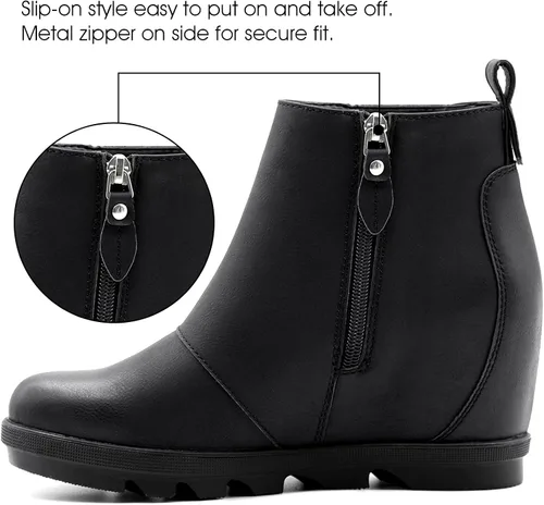 Miniatura 3 de Athlefit Botas de cuña cómodas para mujer