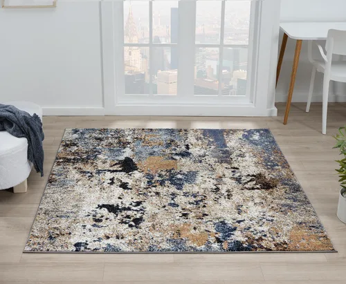 Miniatura 30 de Keen Home Design Alfombras de Pasillo - 2x8 que no desprenden pelusa, alfombra abstracta para cocina, sala de estar, dormitorio, comedor, entrada