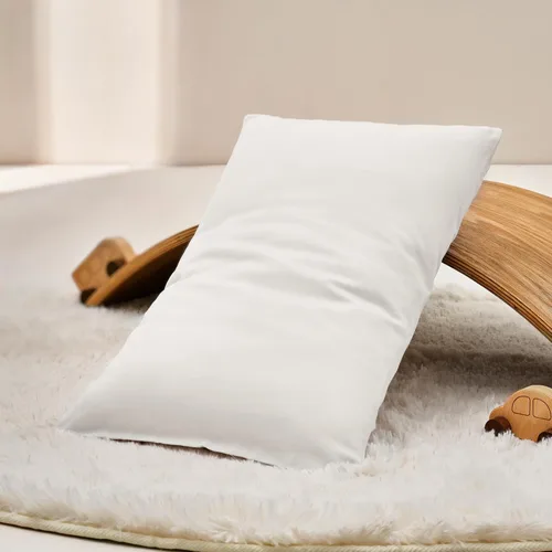 Miniatura 6 de TILLYOU Fundas de almohada de algodón para niños pequeños, paquete de 2 fundas de almohada de viaje súper suaves para niños y niñas, 14.5 x 20 Blanco
